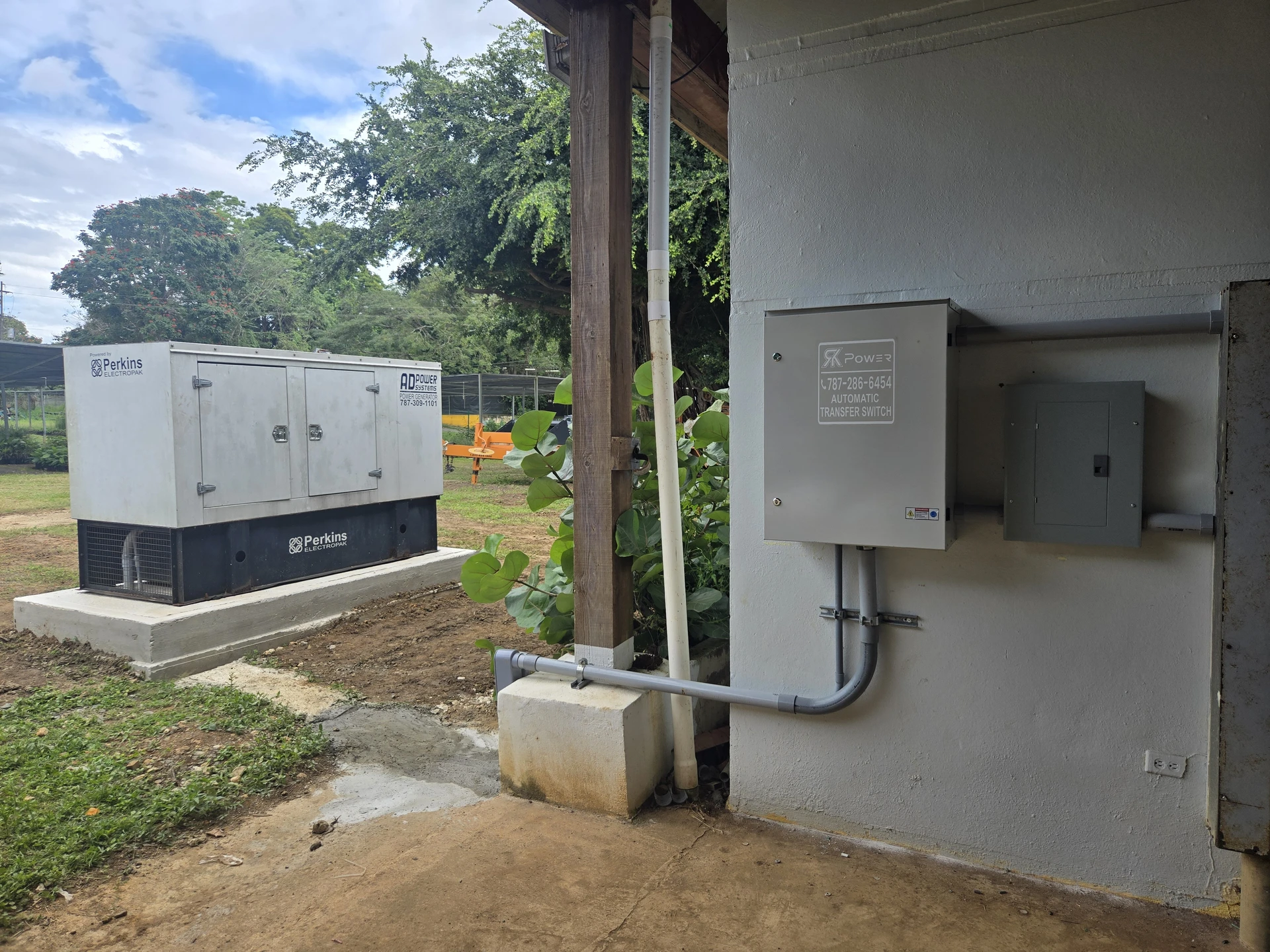 Instalación de Generador Trifásico — proyecto eléctrico